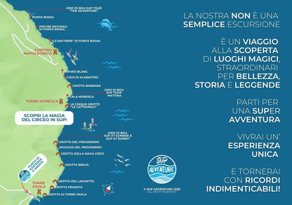 SUP TOUR ALLE GROTTE DEL CIRCEO